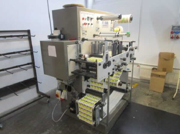 FLEXODRUCKMASCHINE FOCUS RD 250 MIT INTEGRIERTE STANZE (wurde nur noch zum Stanzen benutzt) - Image 13